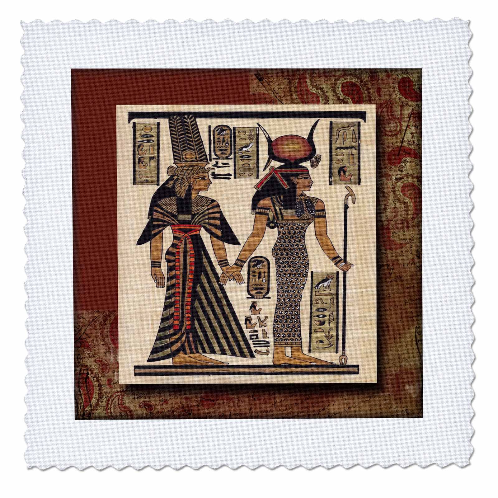 Amazon.co.jp : 3dRose qs_99429_10 古代エジプトパピルス
